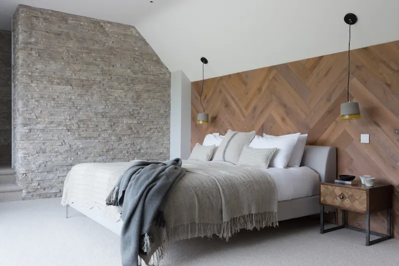 Bedroom - main at Modern new-build barn , K444 (photo 9)