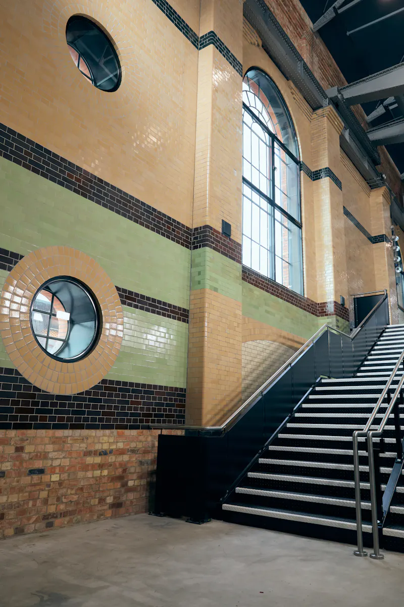 Staircase at White City events space, N470 (photo 8)