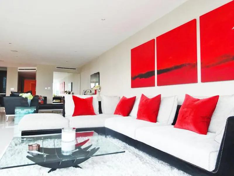 Living Room at Bright St George Wharf apartment, K260 (photo 4)