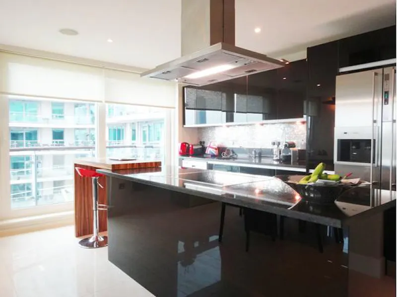 French doors at Bright St George Wharf apartment, K260 (photo 7)