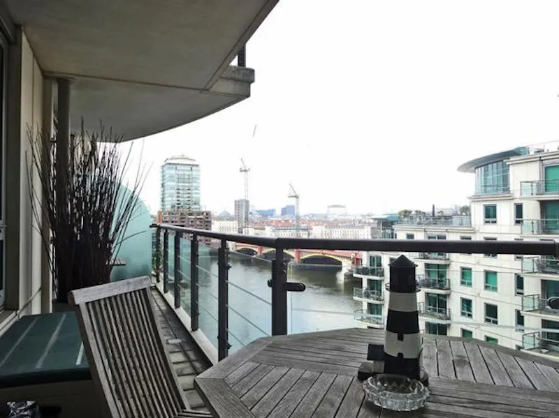 Balcony at Bright St George Wharf apartment, K260 (photo 21)