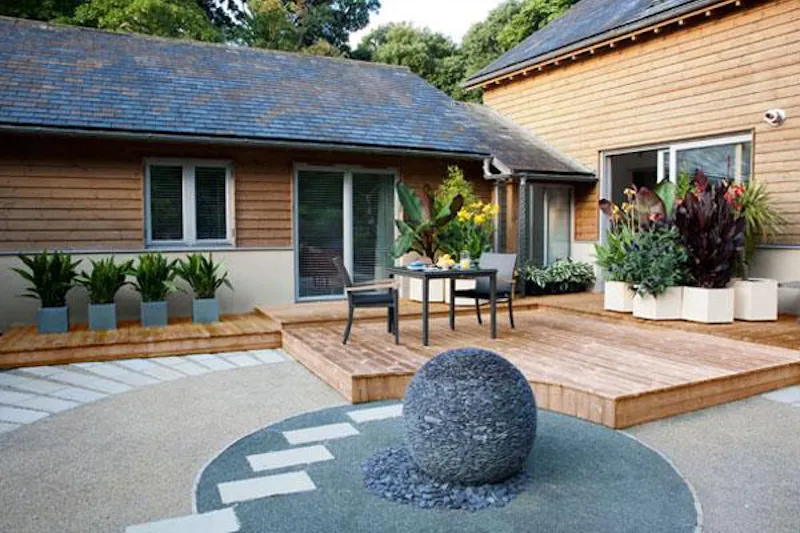 Terrace/Patio at Japan-inspired Isle of Wight house, L558 (photo 31)