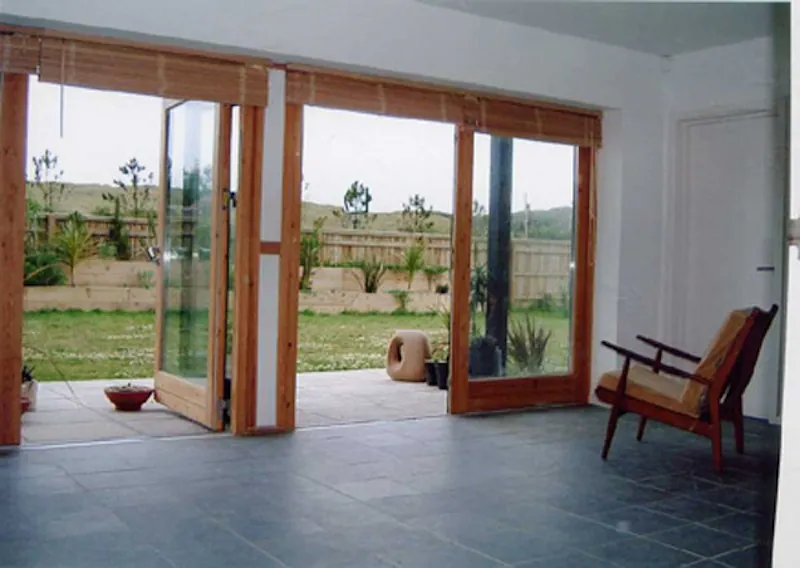 French doors at Contemporary beach house, D1786 (photo 7)