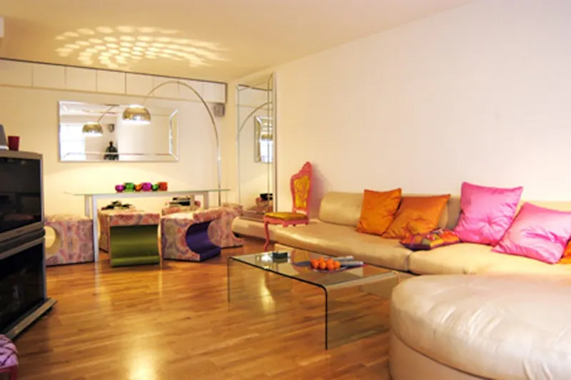 Living Room at Colourful Regents Canal flat, F923 (photo 2)