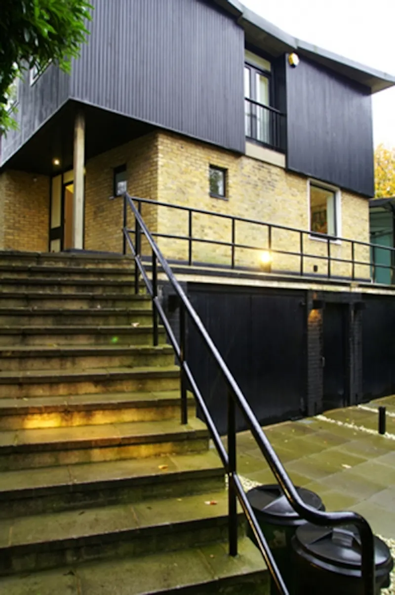 Garage at Modern Highgate pool house, D1153 (photo 27)