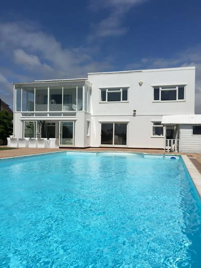 Swimming pool - outdoor at Miami-style beach house, D1897 (photo 1)