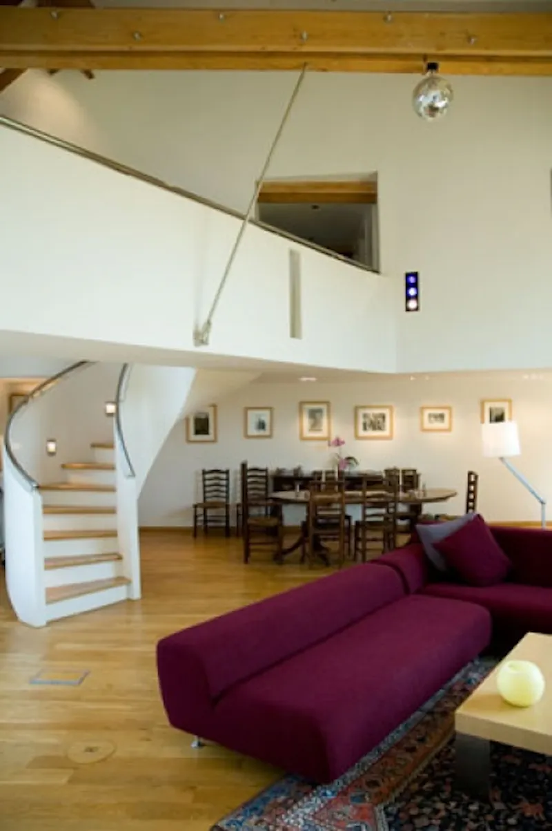 Mezzanine at Modern Thursley barn conversion, L416 (photo 6)