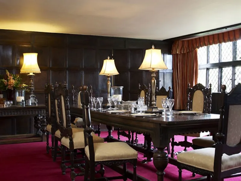 Dining room at Surrey Hills listed manor house, M68 (photo 9)