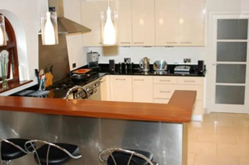 Kitchen at Modern Mortlake house, D1880 (photo 9)