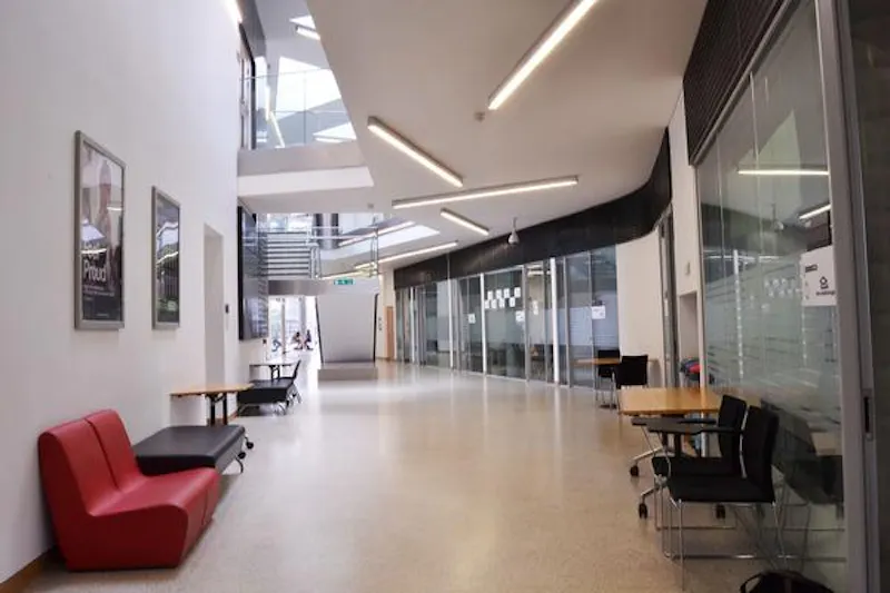 Corridor at University buildings in Hatfield, J170 (photo 37)