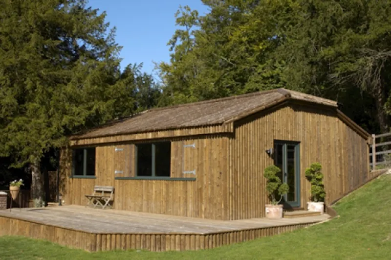 Shed at Salisbury woodland house, D1905 (photo 8)