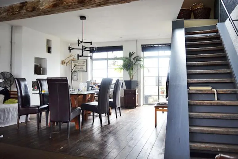 Dining room at Regents Canal loft, F930 (photo 2)