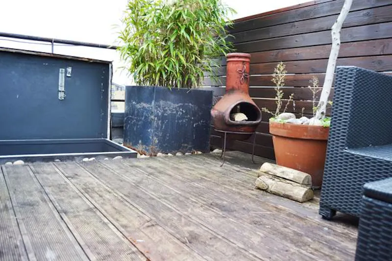 Roof terrace at Regents Canal loft, F930 (photo 37)
