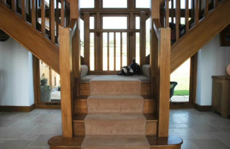 Staircase at Ebrington barn conversion, L589 (photo 9)