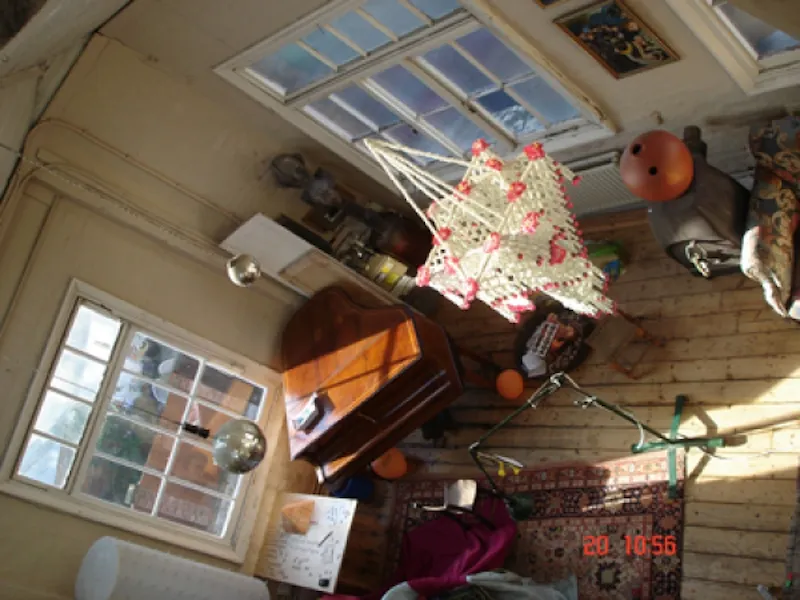 Piano at Stoke Newington warehouse loft, P545 (photo 3)