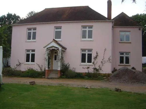 Pink Curbridge Victorian house, B1460