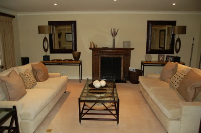 Fireplace at Arts and Crafts Oxshott house, D1058 (photo 10)