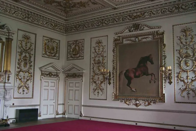 Ballroom at Stately home near Rotherham, A821 (photo 4)