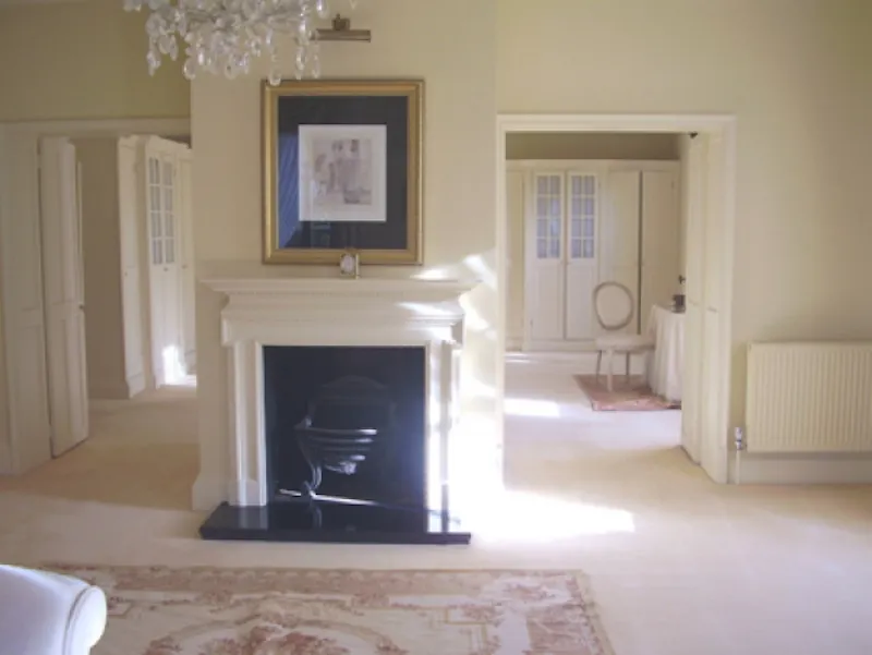 Fireplace at Portsmouth manor house, A1165 (photo 5)