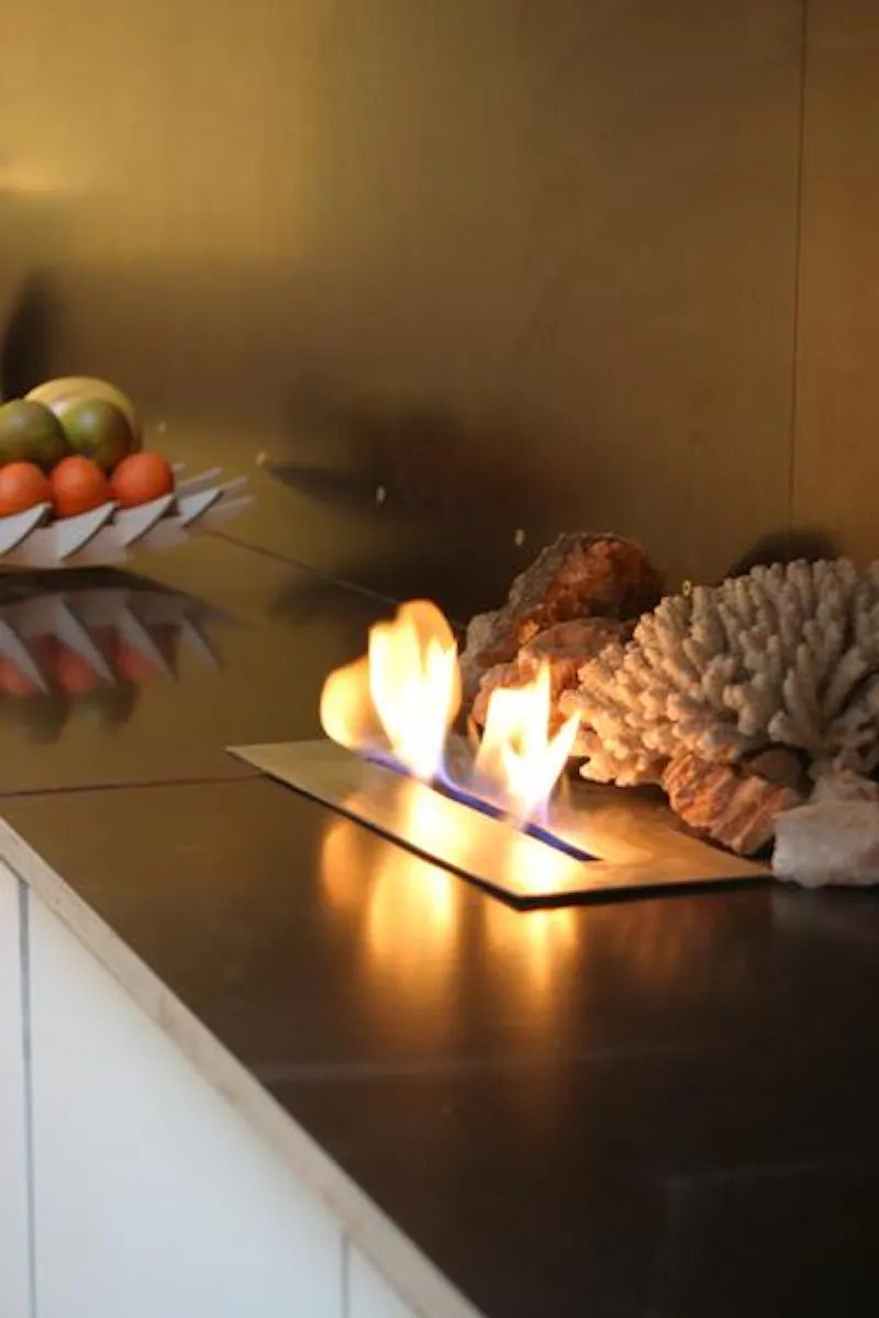 Fireplace at Experimental Peckham house, K268 (photo 14)