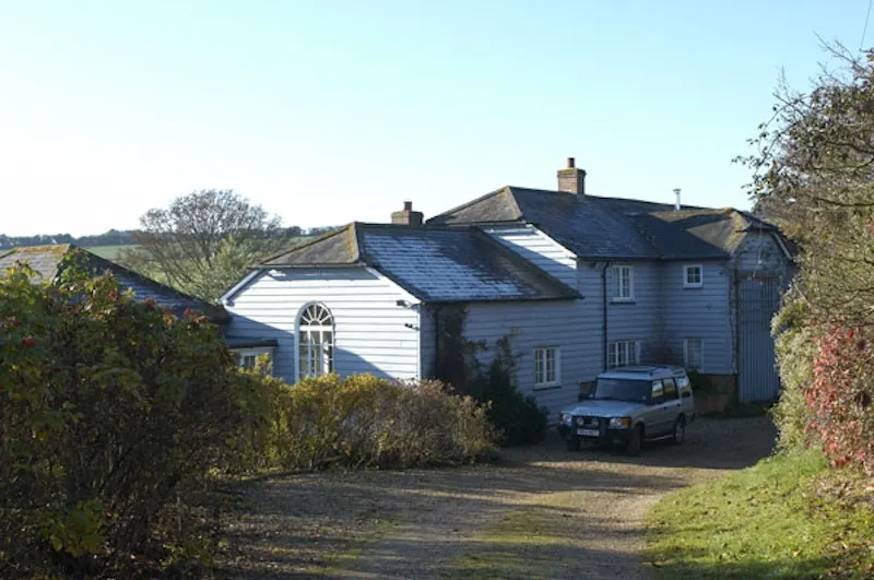 Driveway at Salisbury clapboard farmland, L603 (photo 4)