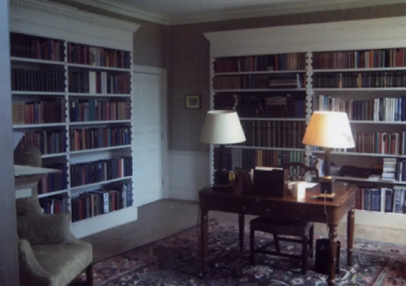 Library at Wicken old rectory, A1169 (photo 4)