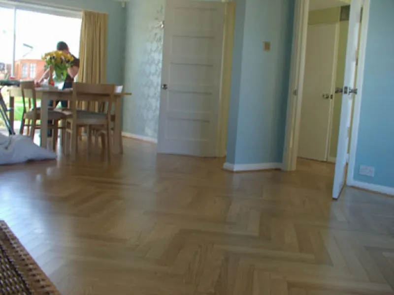 Floor - wooden at New Malden art deco semi  , D1887 (photo 3)