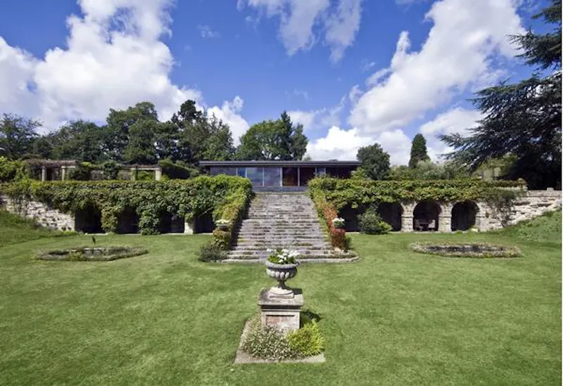 Garden at Modernist Hormonden pavilion, D1278 (photo 20)