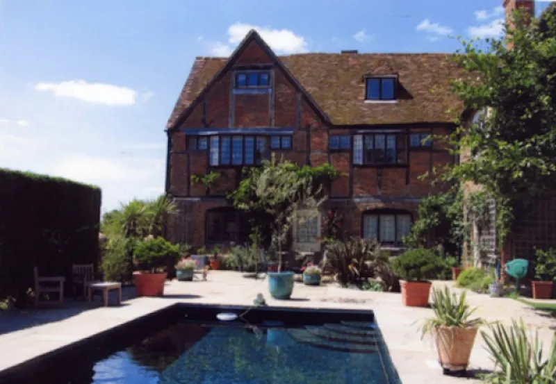 Swimming pool - outdoor at Timber framed Aylesbury house, M256 (photo 1)