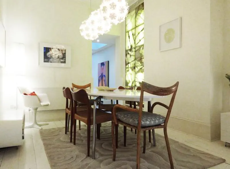 Dining room at Terraced Clapham townhouse , B1432 (photo 4)
