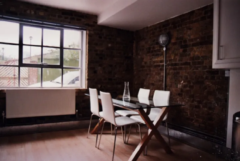Dining room at Warehouse flat in Canning Town, F729 (photo 3)
