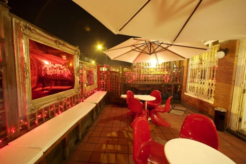 Roof terrace at Shepherd's Bush music hall, P493 (photo 17)