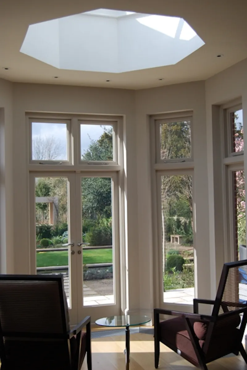 Conservatory at Contemporary Wimbledon house, D1976 (photo 17)