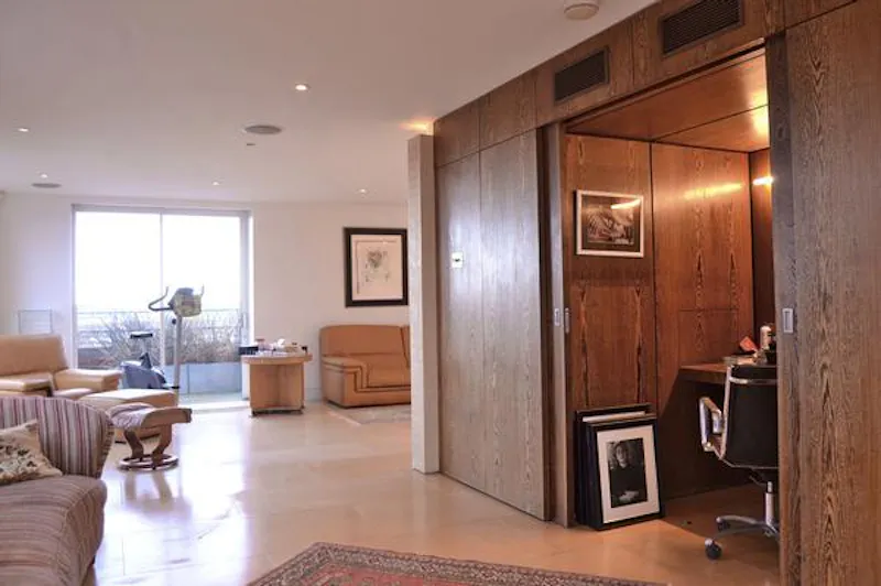 Panelling at Earl's Court flat with roof terrace, F693 (photo 7)