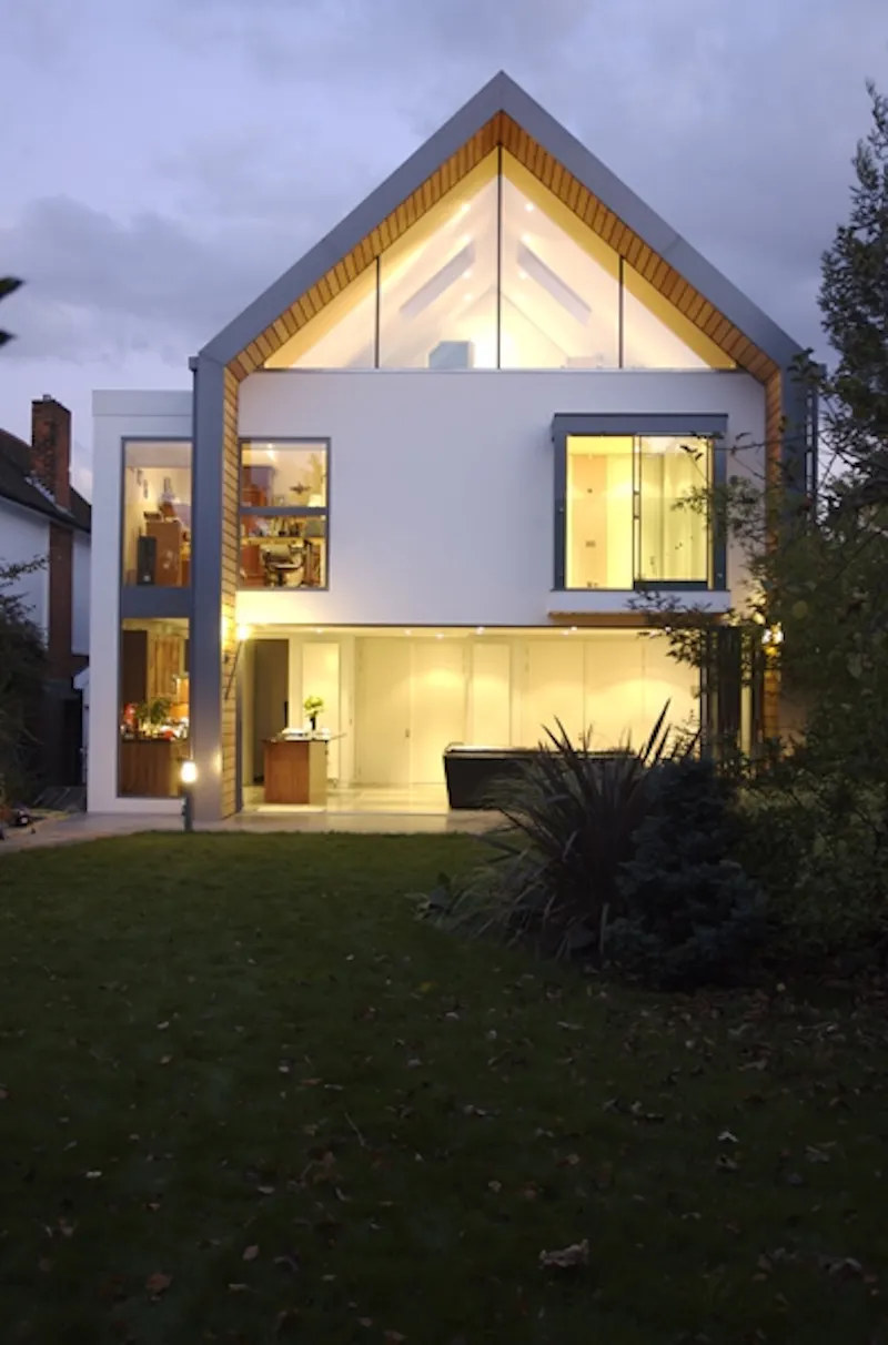 French doors at Striking Kew family house, D1962 (photo 45)