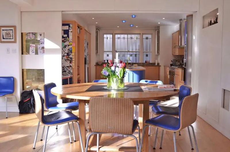 Dining room at Colourful Brook Green house, B1050 (photo 6)