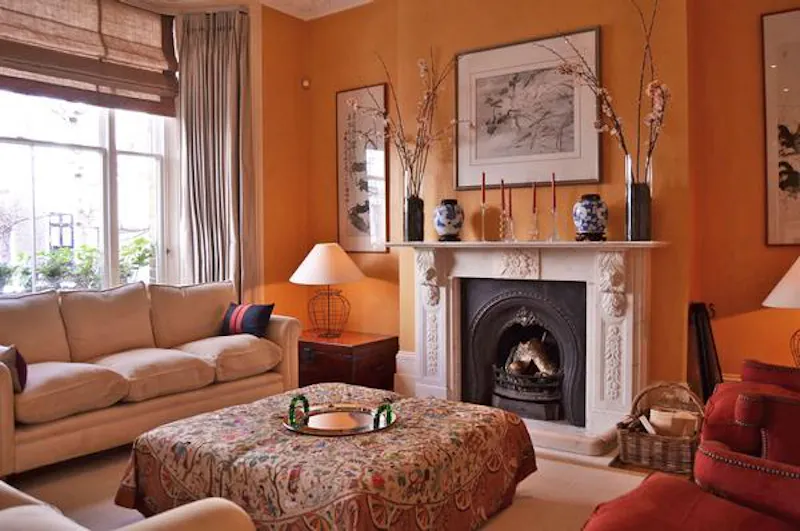 Fireplace at Colourful Brook Green house, B1050 (photo 15)