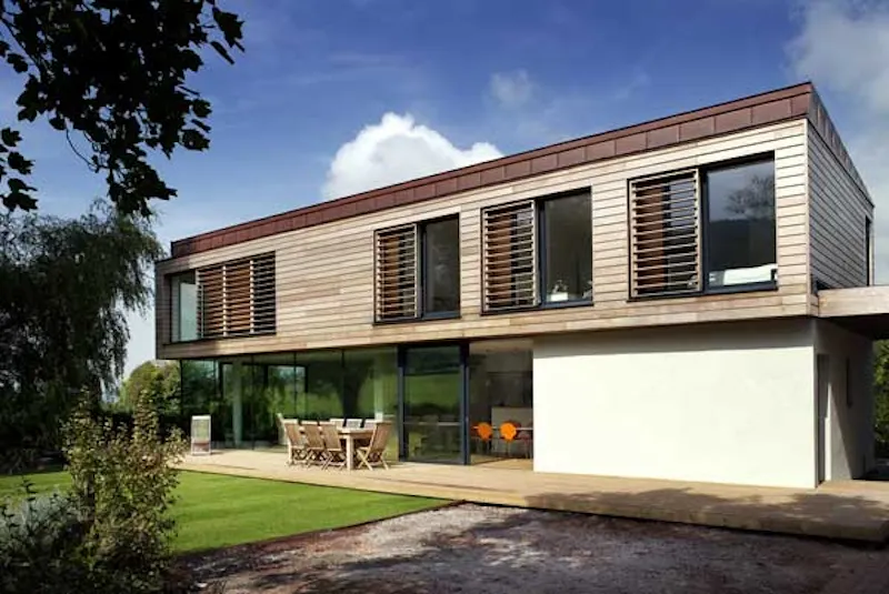 Terrace/Patio at Mendip Hills modern house, D1970 (photo 1)