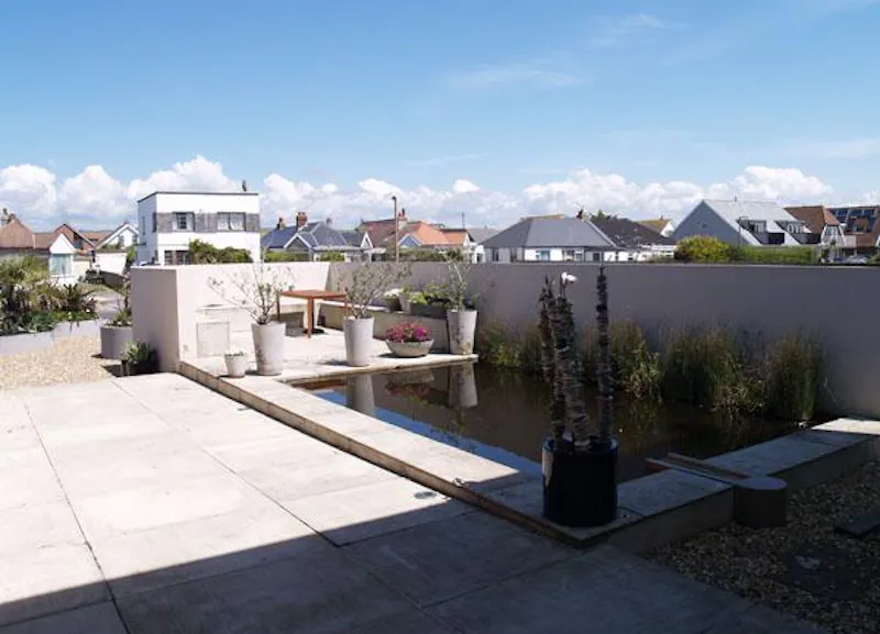 Pond at Shoreham beach house, C678 (photo 4)