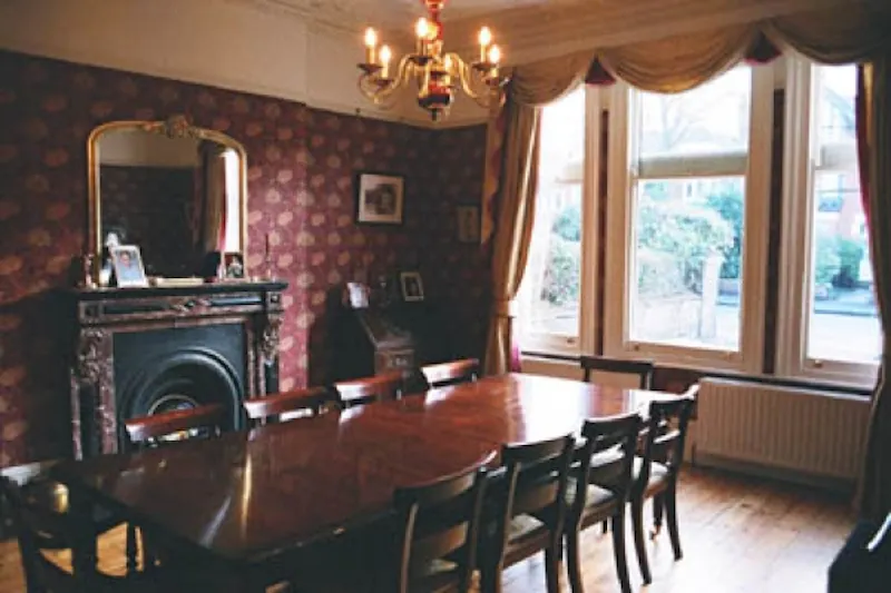 Dining room at Colourful home in West Ealing. , E250 (photo 4)
