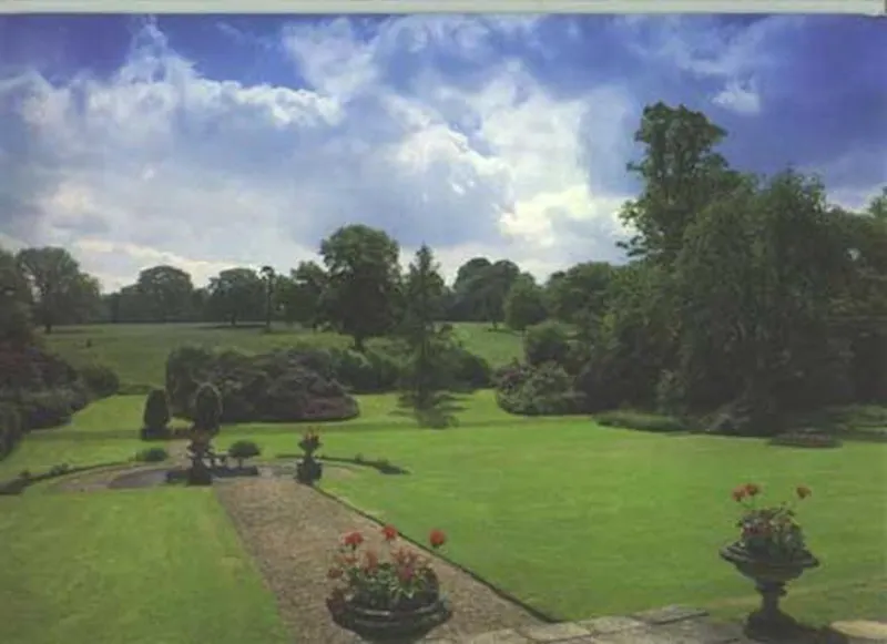 Garden at 1980's Hatfield house, A1011 (photo 20)