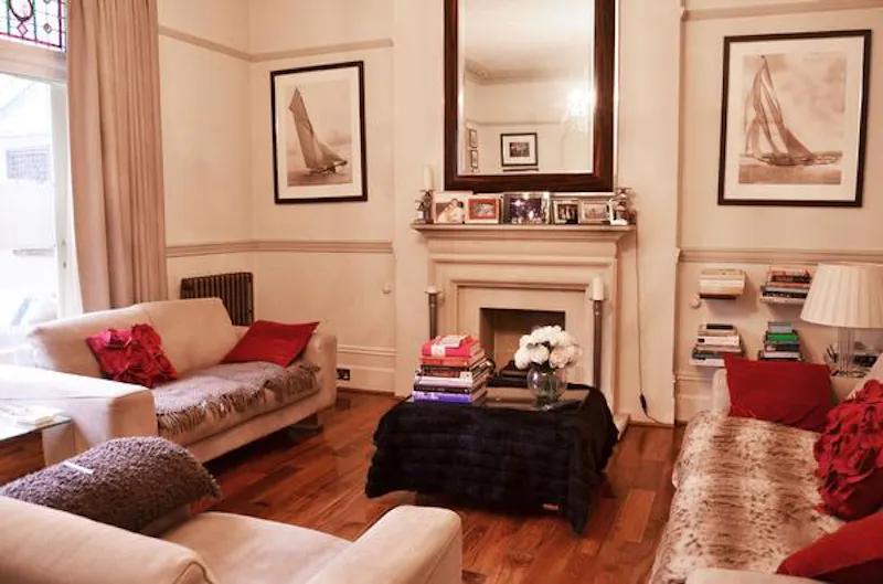 Drawing room at Tooting Edwardian flat, B1263 (photo 3)