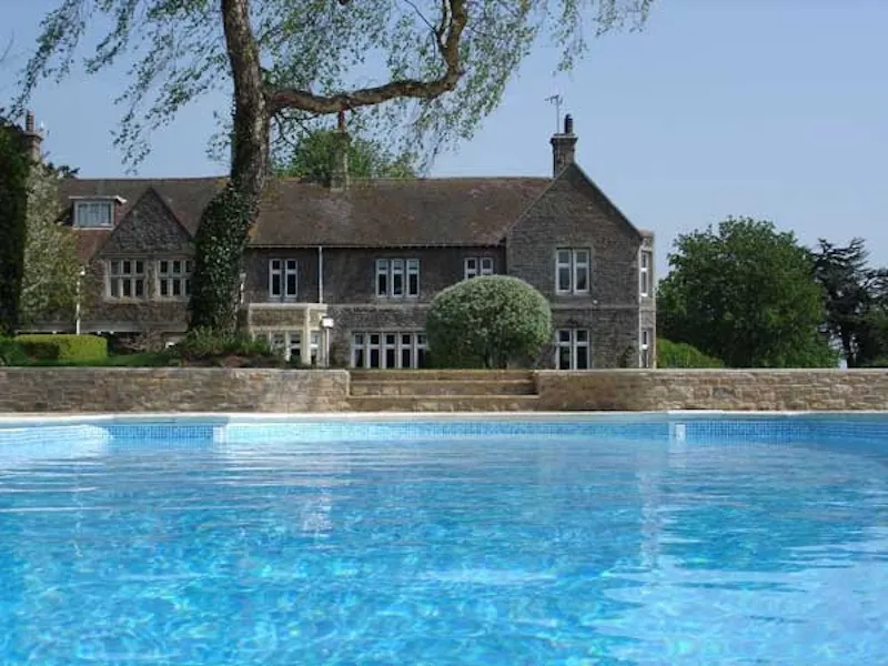 Swimming pool - outdoor at Country home near Faringdon, B1207 (photo 23)