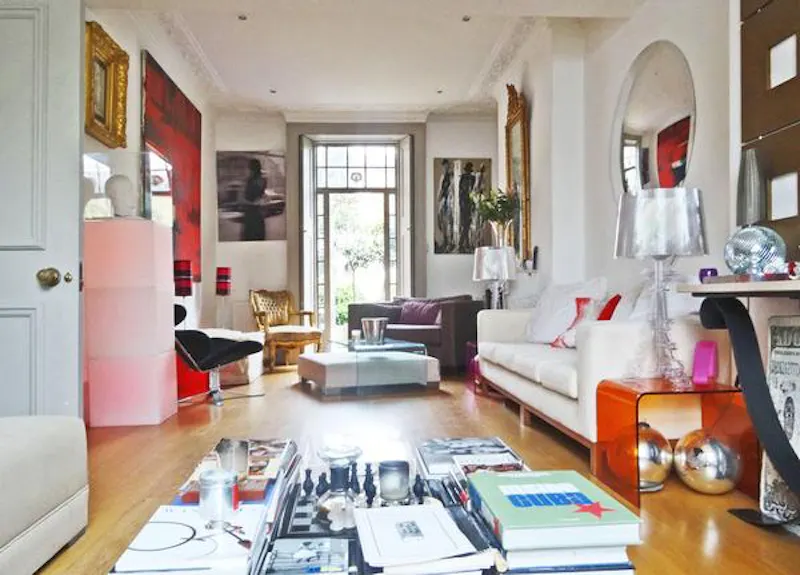 Through drawing room at Glamorous Chelsea house, B1249 (photo 8)