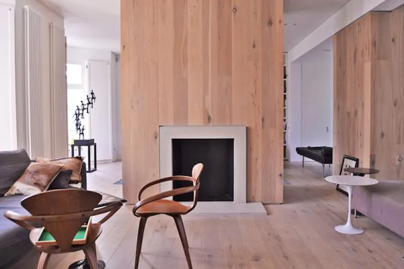 Fireplace at Brook Green Scandi house, B1482 (photo 8)
