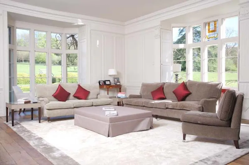 Living Room at 22-acre Berkshire mansion, A1170 (photo 7)
