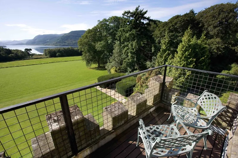 Balcony at Lake District country house hotel, G269 (photo 12)