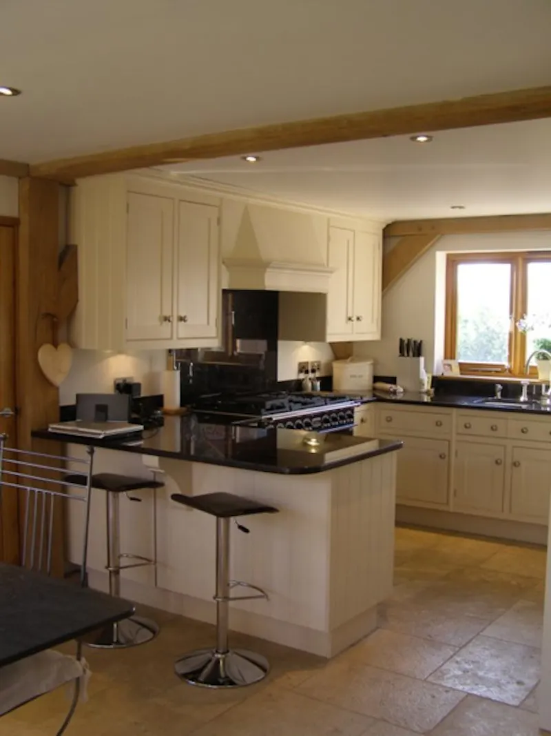 Kitchen at Secluded Chobham farmhouse, D1977 (photo 6)