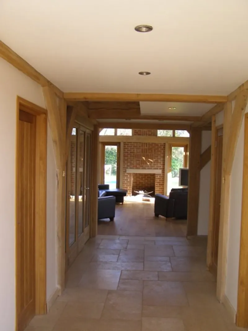 Corridor at Secluded Chobham farmhouse, D1977 (photo 10)