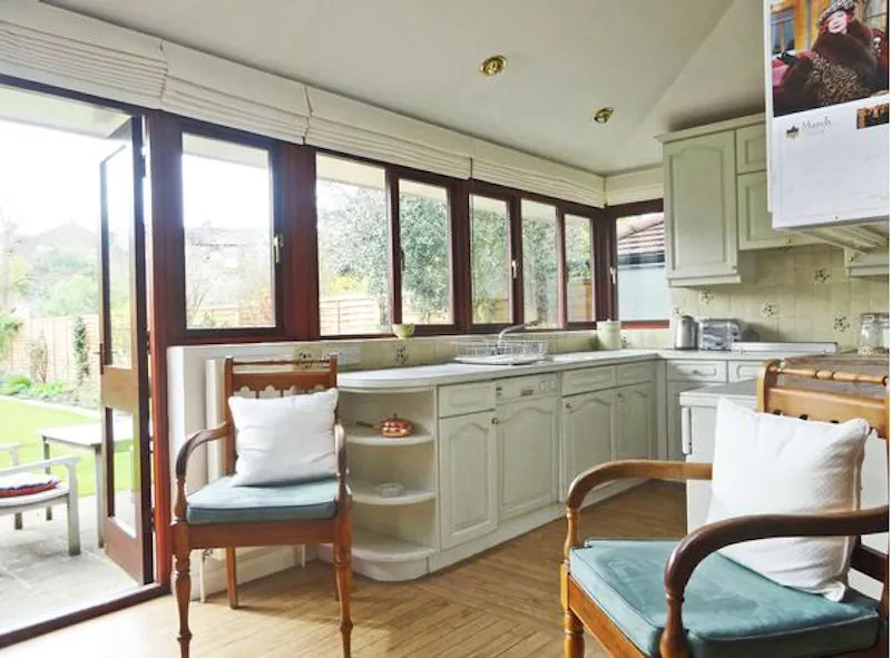 French doors at Bright and airy home in Barnes, E260 (photo 5)